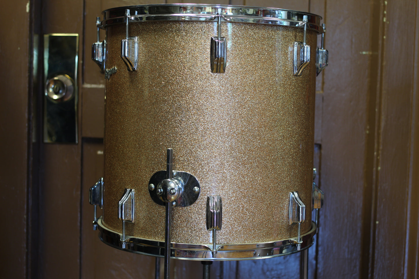 1960's Rogers Buddy Rich Celebrity Outfit in Champagne Sparkle 14x22 16x16 9x13
