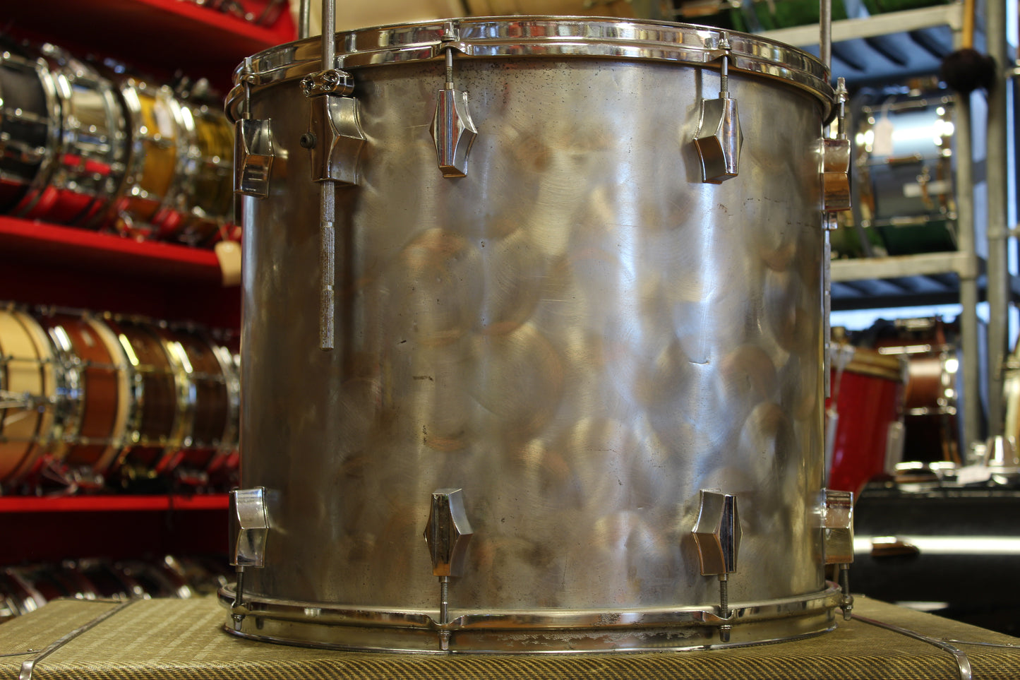 1970's Fibes Brushed Chrome over Fiberglass 14x22 16x18 9x13