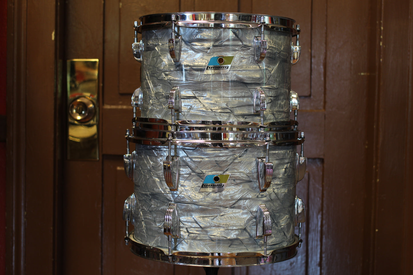 1971 Ludwig 'Big Beat' in Sky Blue Pearl 14x24 16x16 9x13 8x12