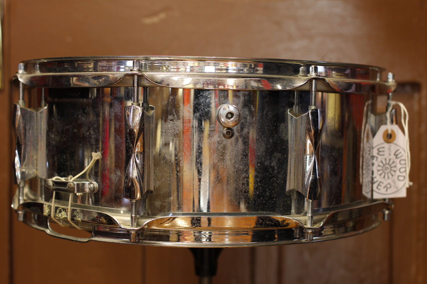1970's Premier 5"x14" Chrome over Steel Snare Drum