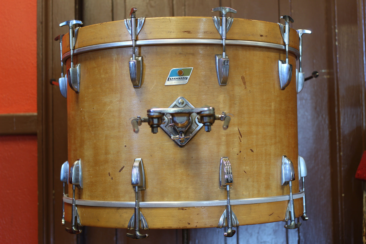 1970 Ludwig Hollywood outfit in Thermogloss 14x22 16x16 9x13 8x12