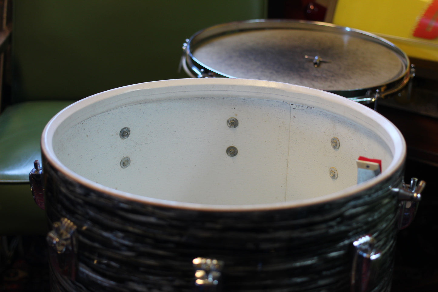 1964 Ludwig Super Classic in Oyster Black Pearl 14x22 16x16 9x13 5.5x14