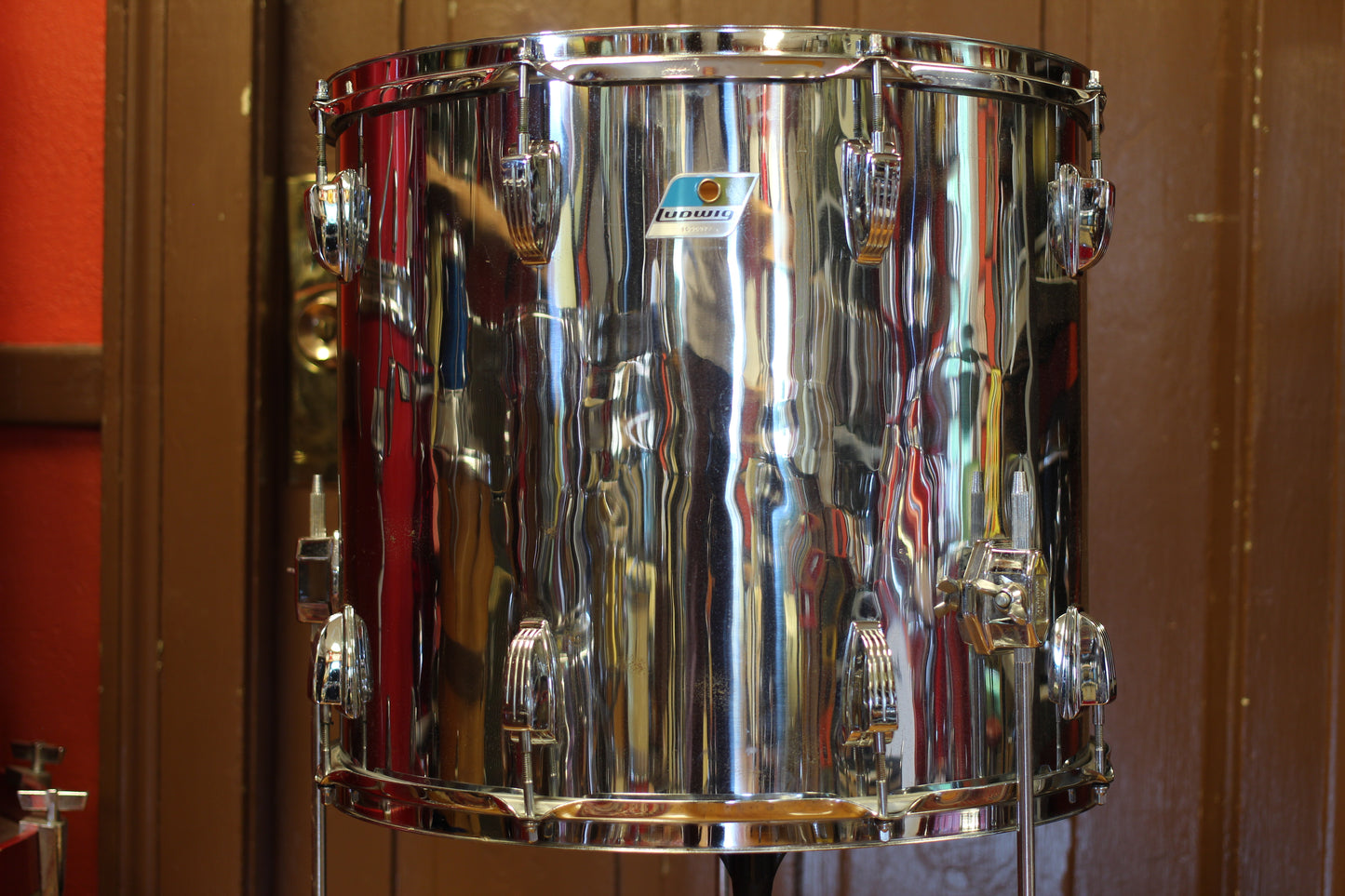 1973 Ludwig Pro Beat in Chrome 14x24 16x18 16x16 10x14