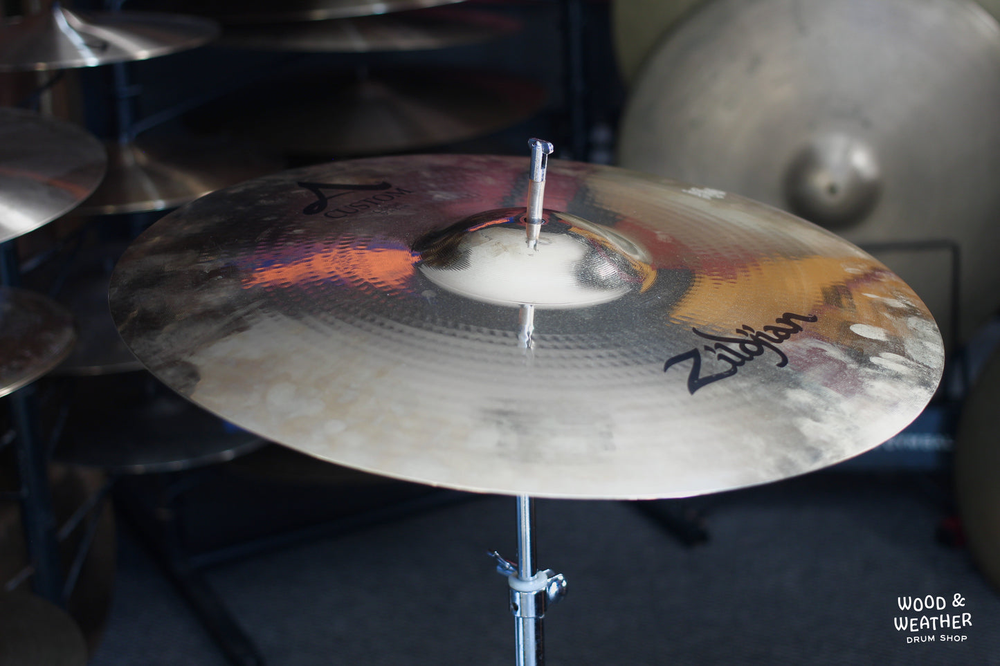 Used Zildjian 19" A Custom Crash Cymbal 1600g