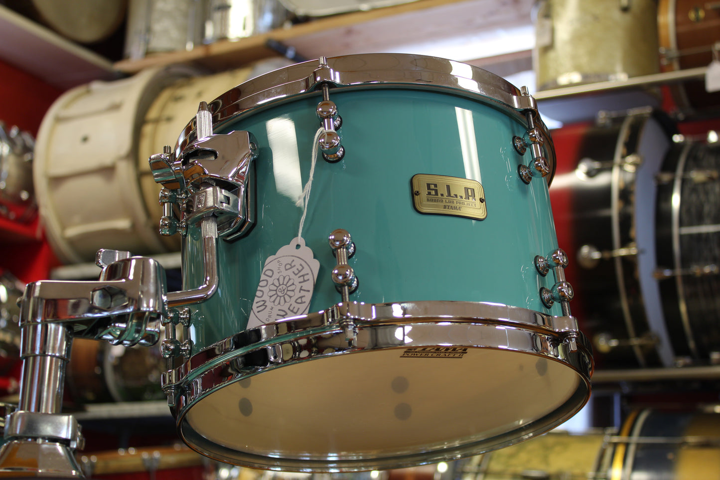 Tama SLP Fat Spruce in Turquoise 14x22 14x16 8x12