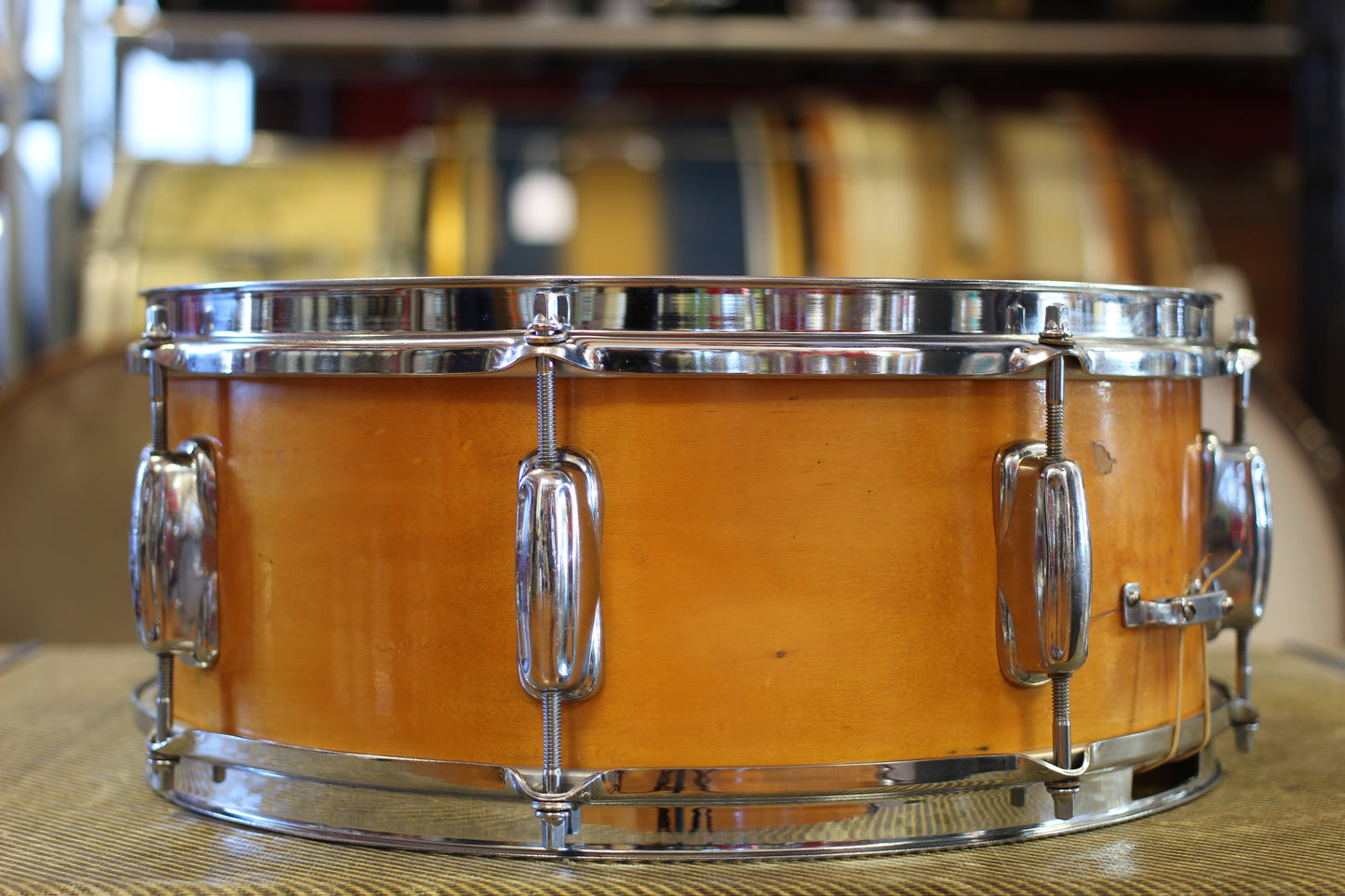 1960's Slingerland Festival Model 5.5"x14" in Natural Maple