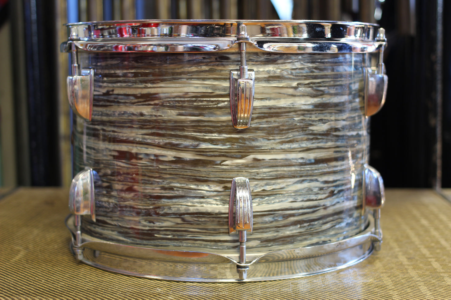 1960's Ludwig Hollywood in Oyster Blue Pearl 14x22 16x16 8x12