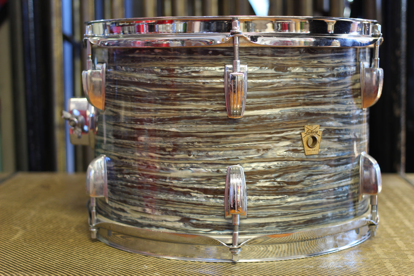 1960's Ludwig Hollywood in Oyster Blue Pearl 14x22 16x16 8x12