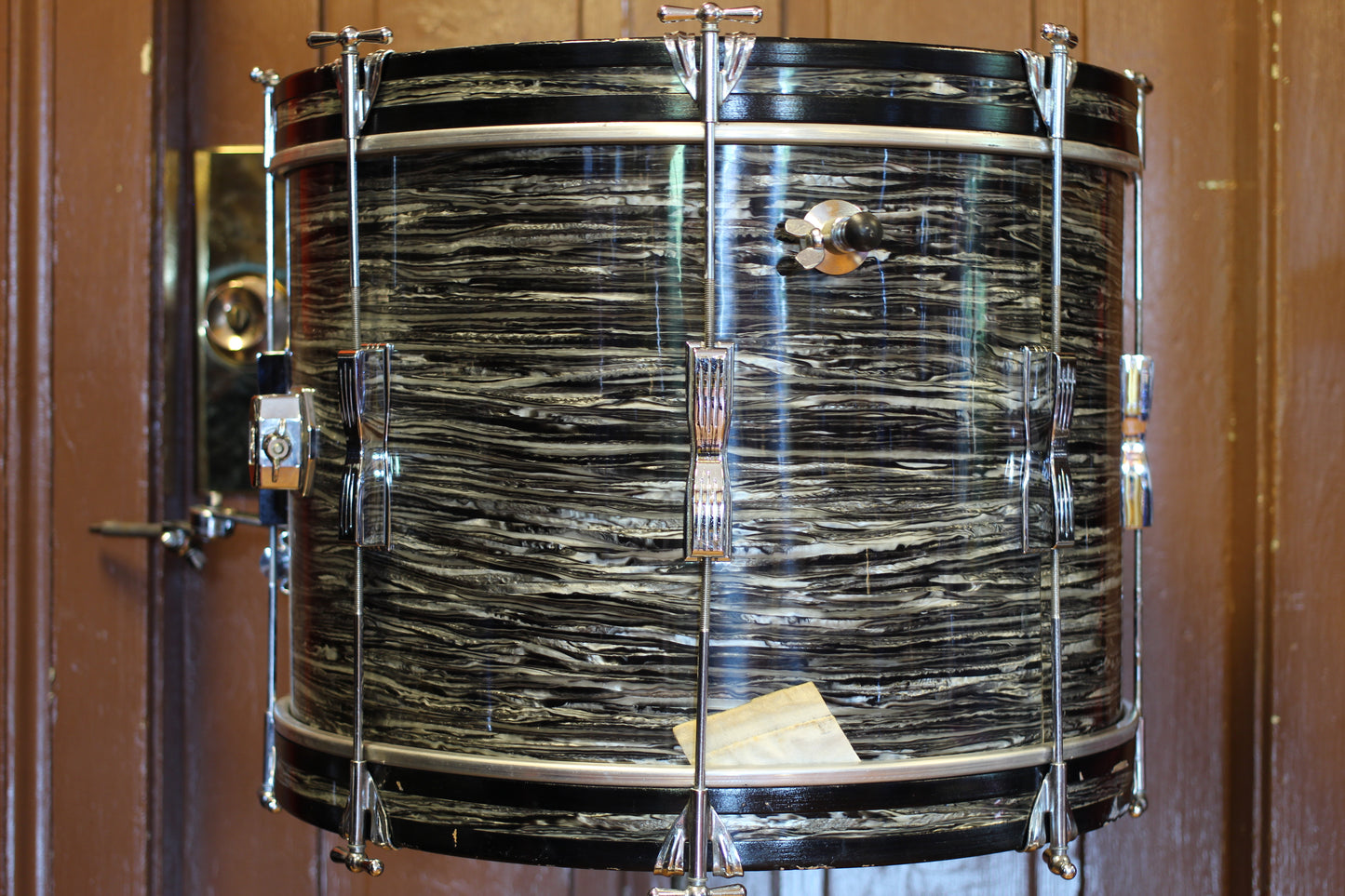 1968 Ludwig Club Date in Oyster Black Pearl 14x20 14x14 8x12