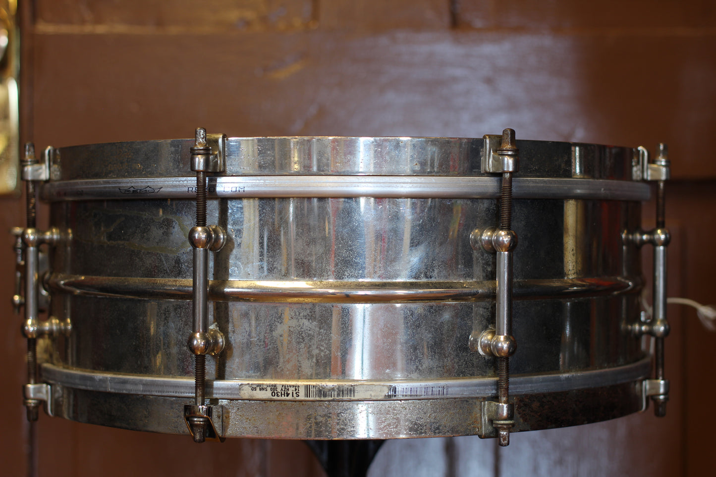 1930's Leedy Reliance All Metal Snare Drum 5"x14"