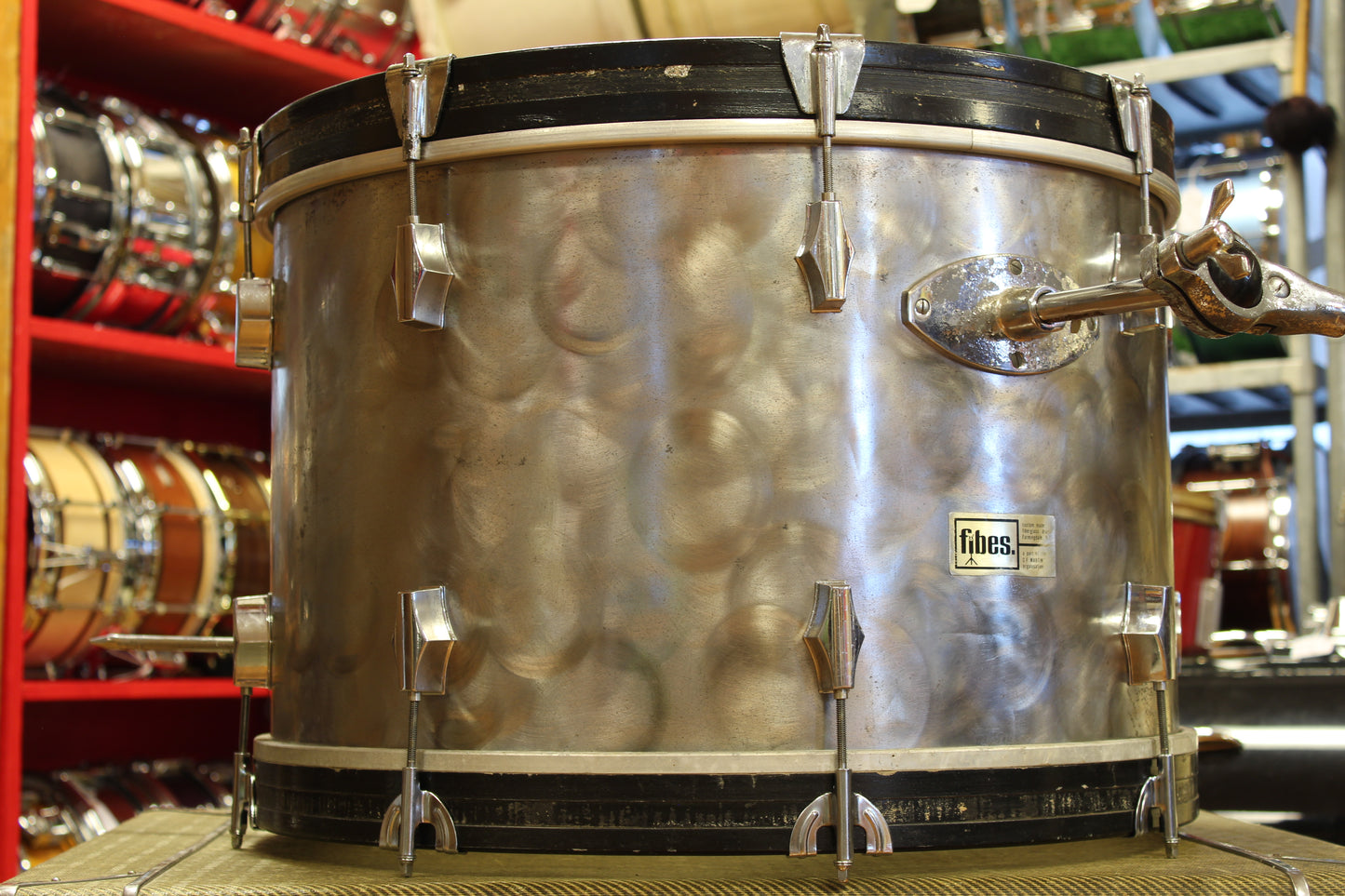 1970's Fibes Brushed Chrome over Fiberglass 14x22 16x18 9x13