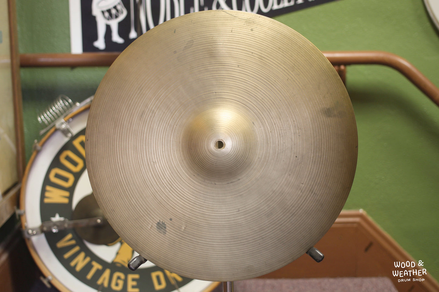 1960s A. Zildjian 18" Crash Cymbal 1550g