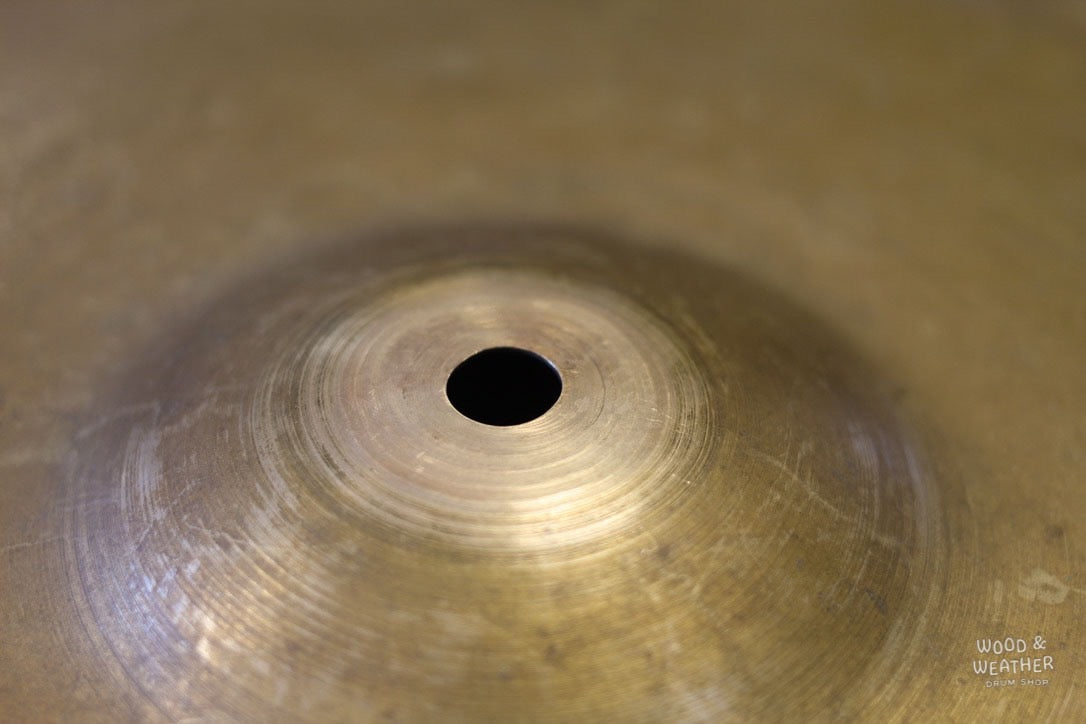 1930s A. Zildjian 14" "First Stamp" Hi-Hat Cymbals 575/655g