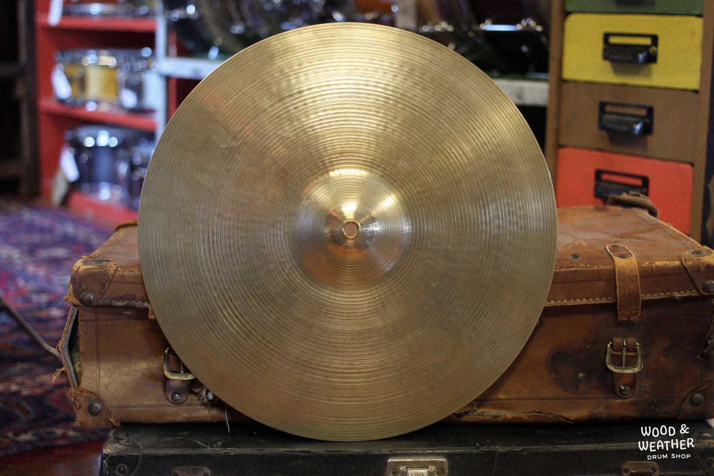 1970s A. Zildjian 15" Single Hi-Hat Cymbal 1634g