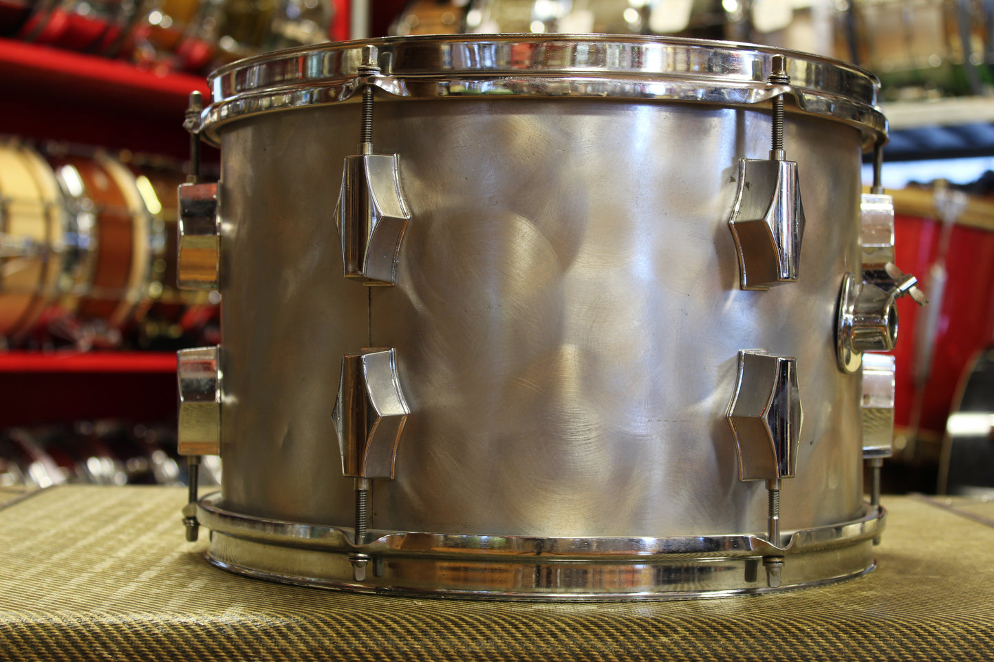 1970's Fibes Brushed Chrome over Fiberglass 14x22 16x18 9x13