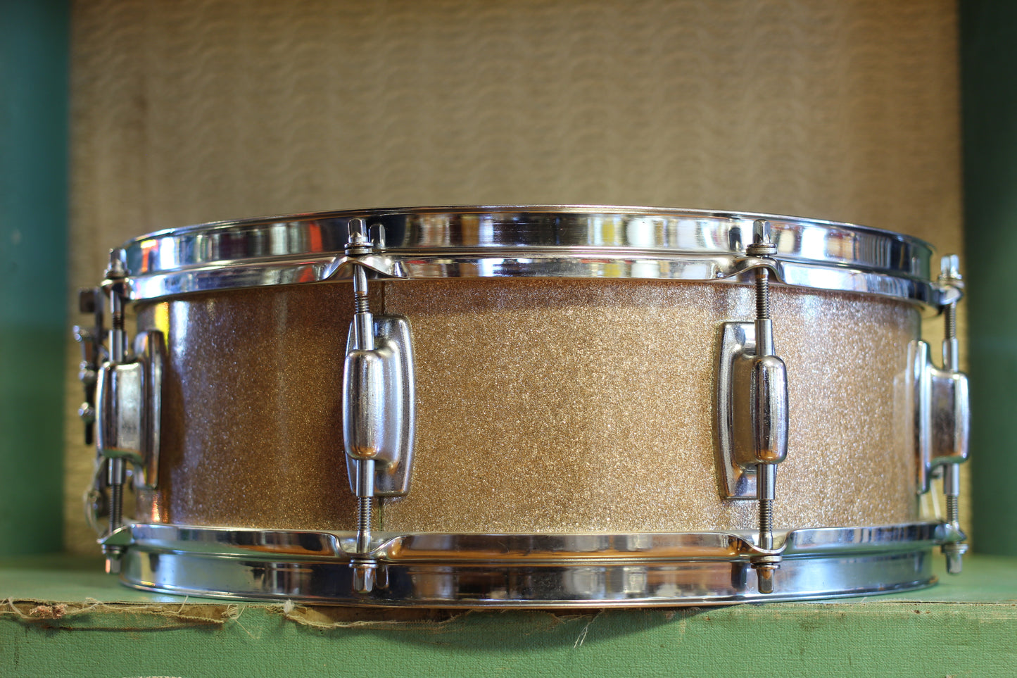 1970's Ludwig Standard 5"x14" Snare Drum in Silver Mist