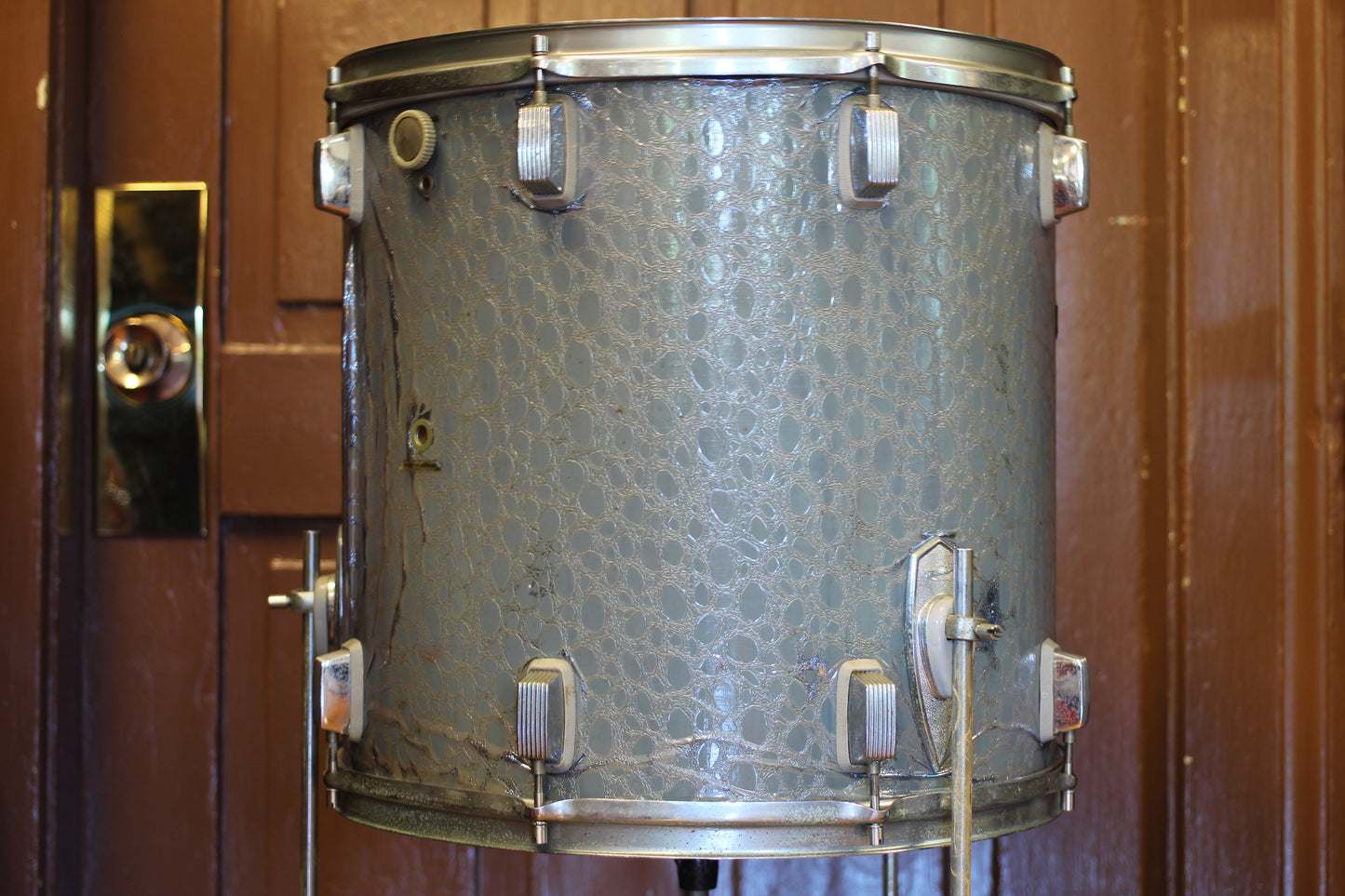 1960's Trixon Luxus in Blue Croco 14x20 9x13 16x16 5x14
