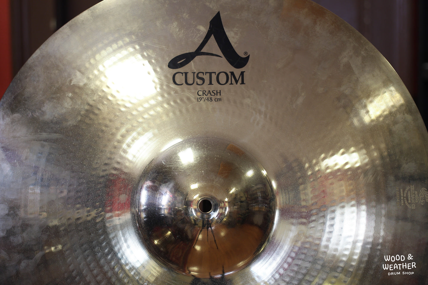 Used Zildjian 19" A Custom Crash Cymbal 1600g