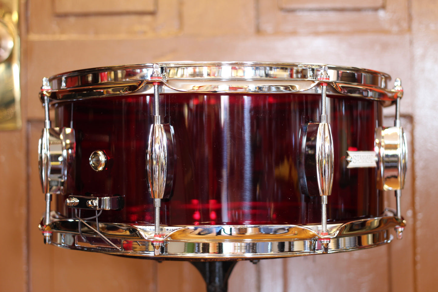 Standard Drum Company 6"x14" Red Acrylic Snare Drum
