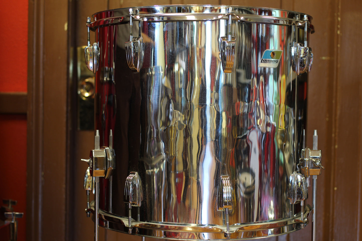 1973 Ludwig Pro Beat in Chrome 14x24 16x18 16x16 10x14