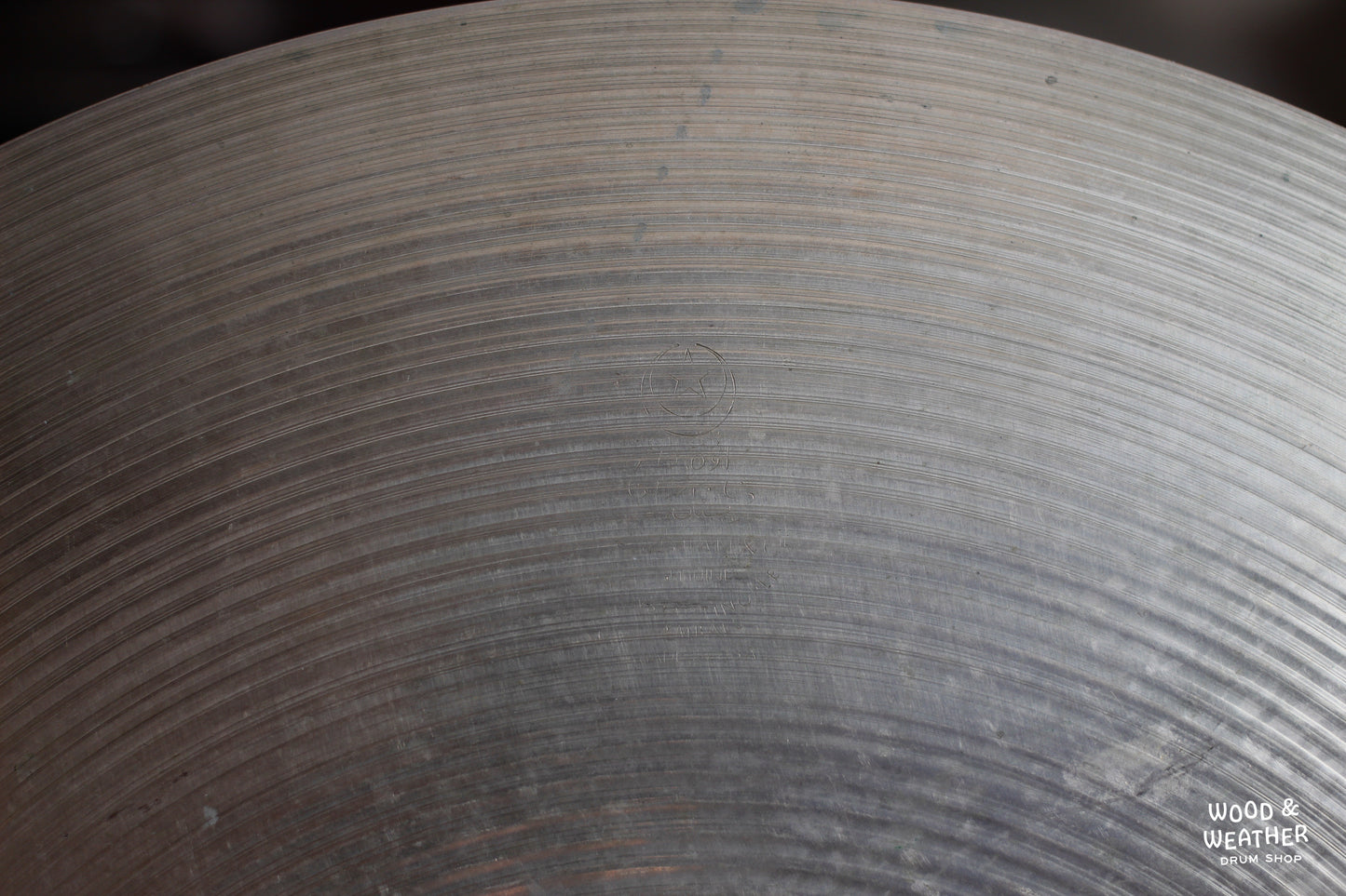 1973–87 A. Zildjian & Cie. Constantinople 17" Crash/Ride Cymbal 1785g