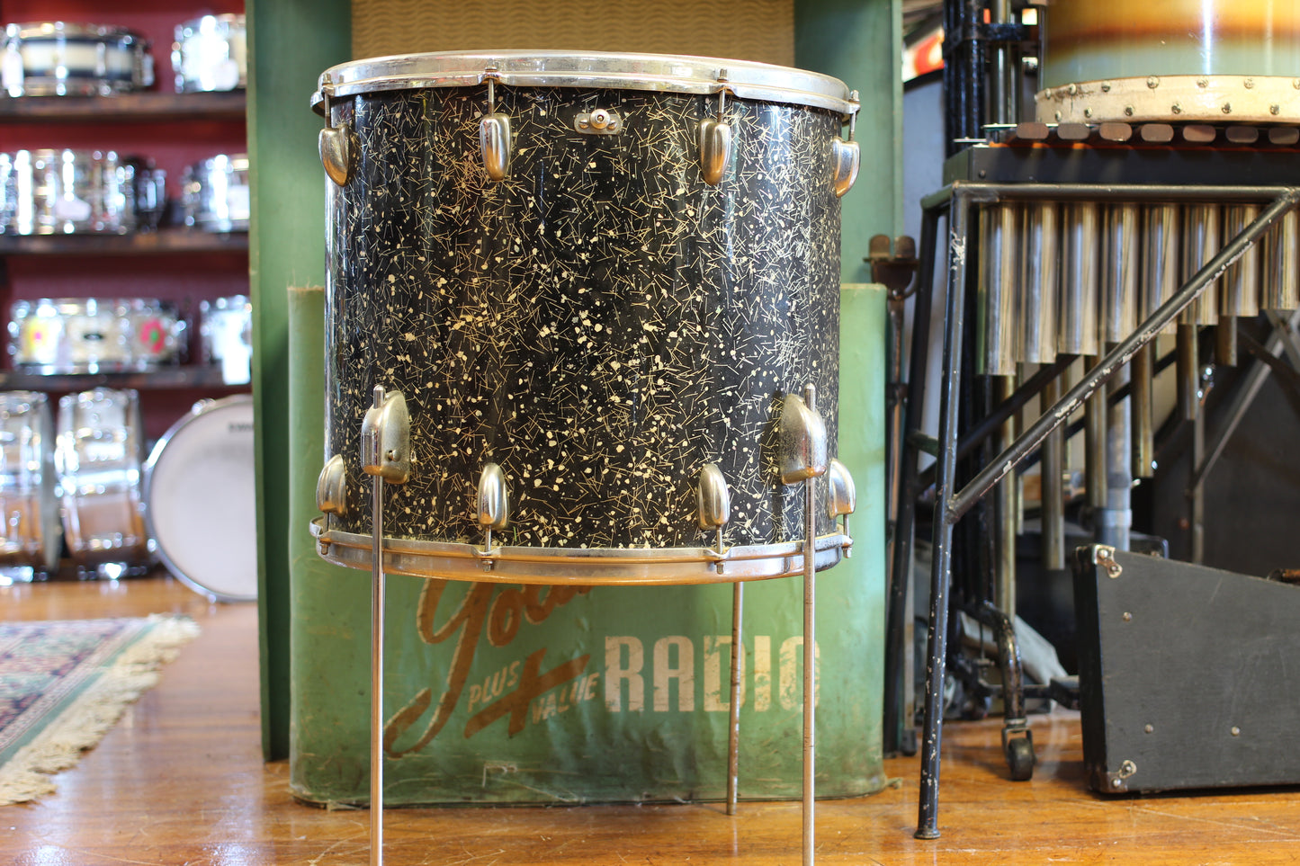 1961 Slingerland 16"x18" Floor Tom in Capri Pearl