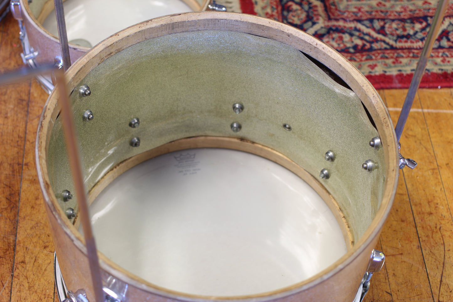 1970's Ludwig Standard 'Single Six' in Silver Mist