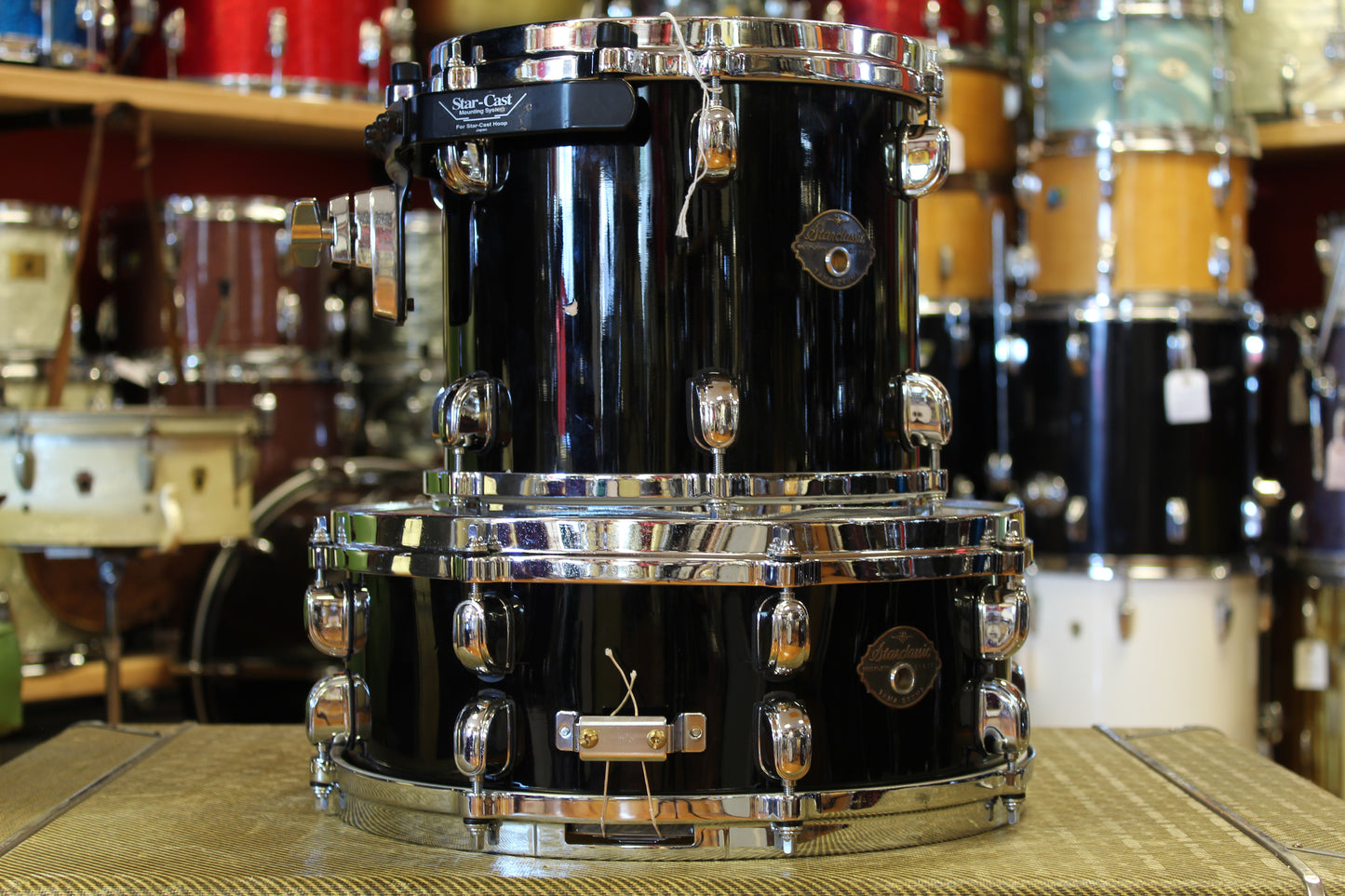 00's Tama MIJ Starclassic Performer in Black Gloss 10-12-13-14-16-22