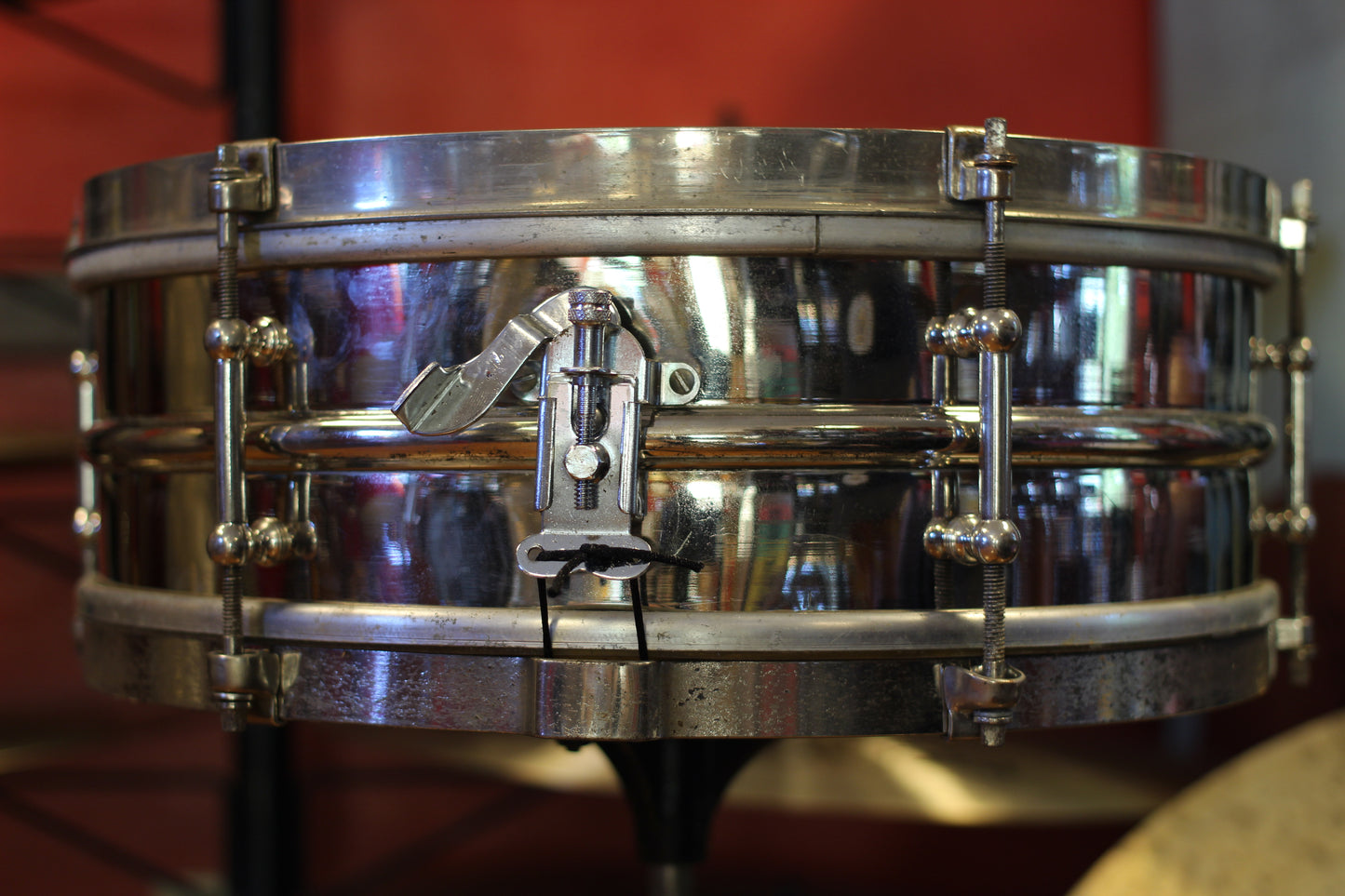 1920's Ludwig Pioneer 5"x14" Nickel over Brass