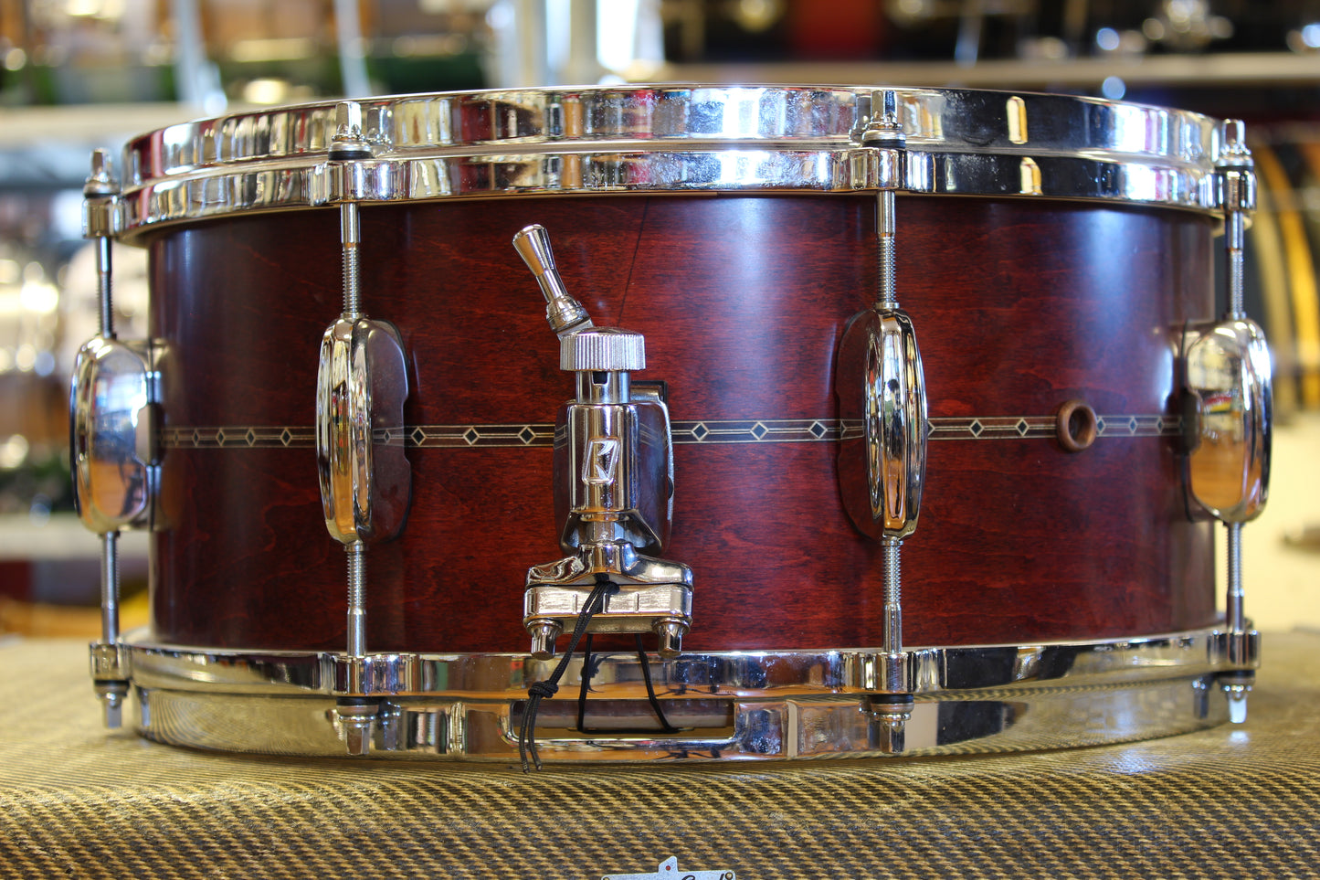 Tama Star Maple Snare Drum 6.5"x14" in Satin Antique Brown