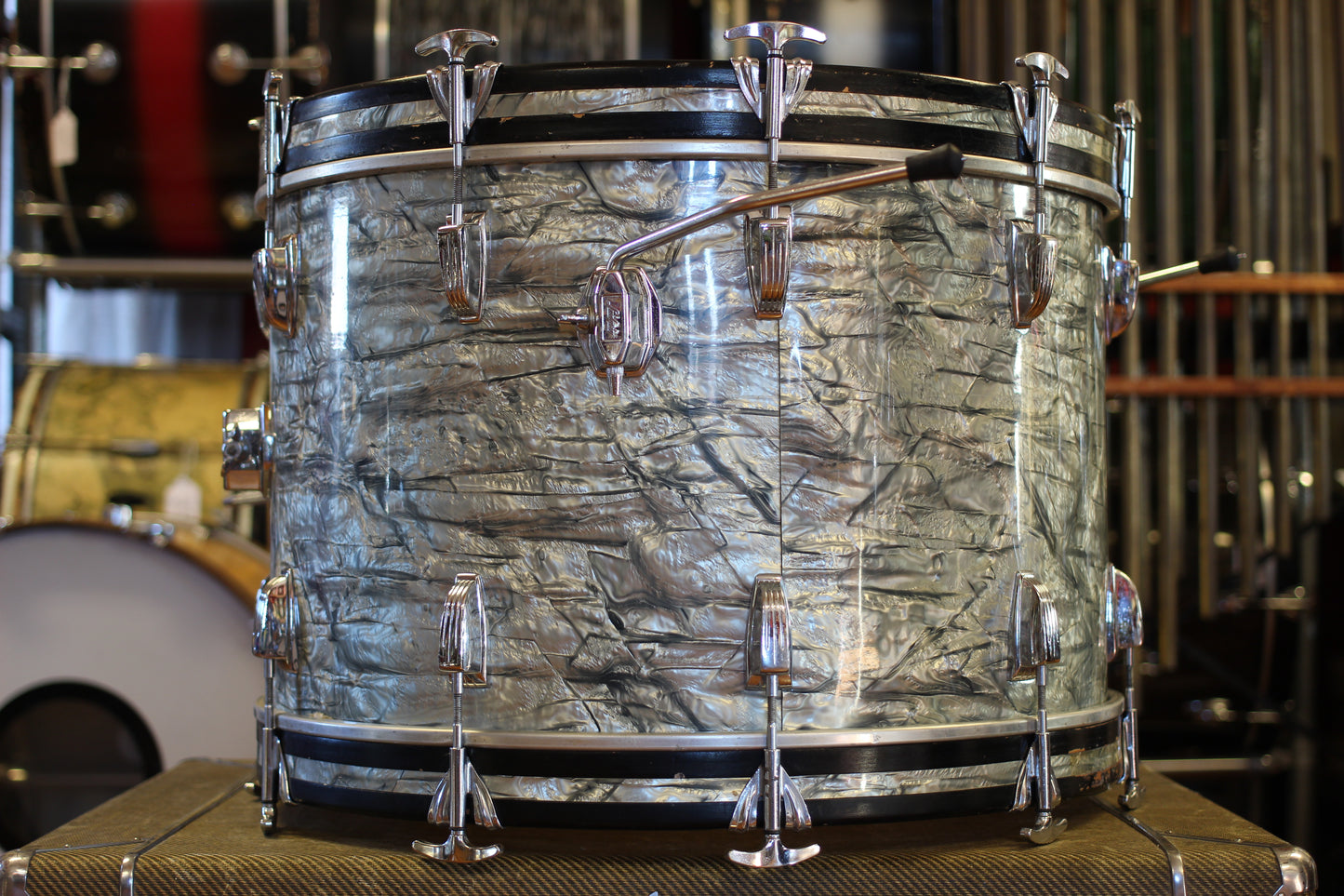 1969 Ludwig Super Classic in Sky Blue Pearl 14x22 16x16 9x13