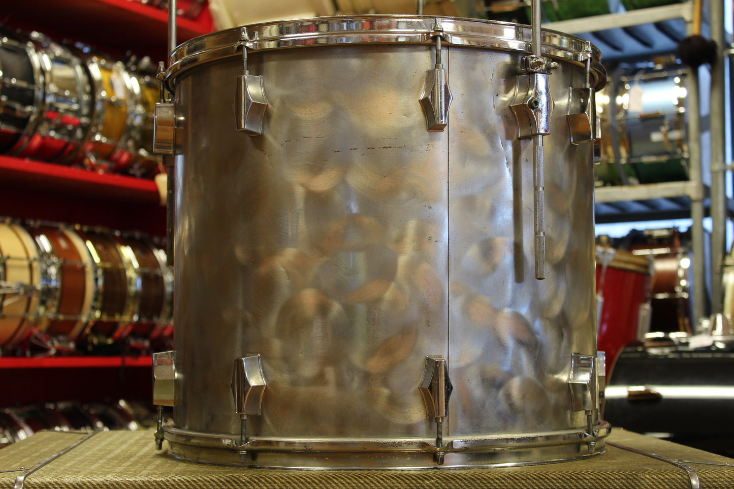 1970's Fibes Brushed Chrome over Fiberglass 14x22 16x18 9x13