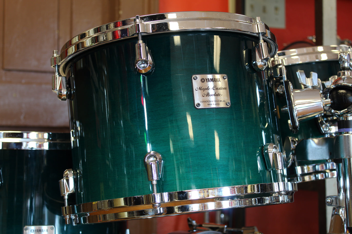 Yamaha Maple Custom Absolute in Sea Blue Fade 16x20 14x16 14x14 9x12 8x10