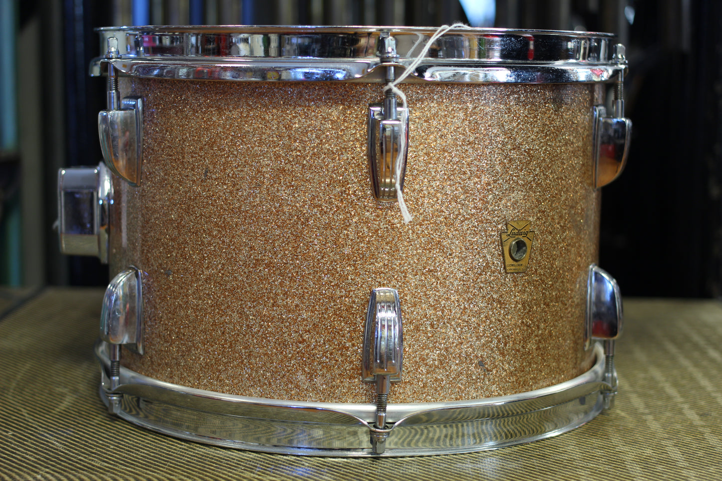 1960's Ludwig Downbeat in Champagne Sparkle 14x20 14x14 8x12