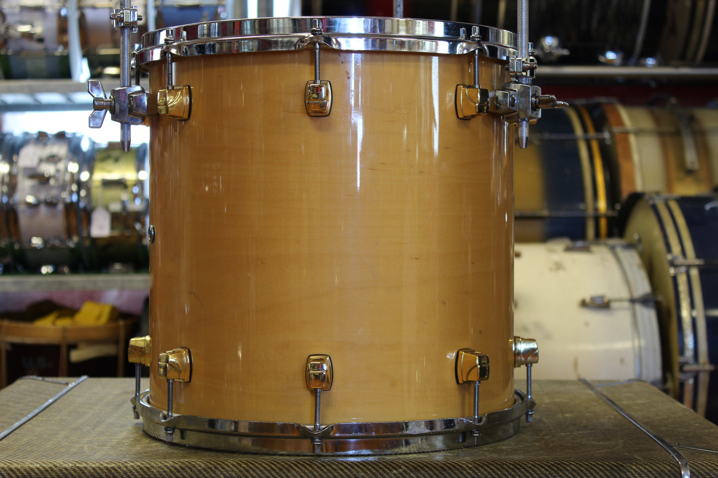 1990's Yamaha Maple Custom Bop in Natural Maple 14x18 14x14 8x12
