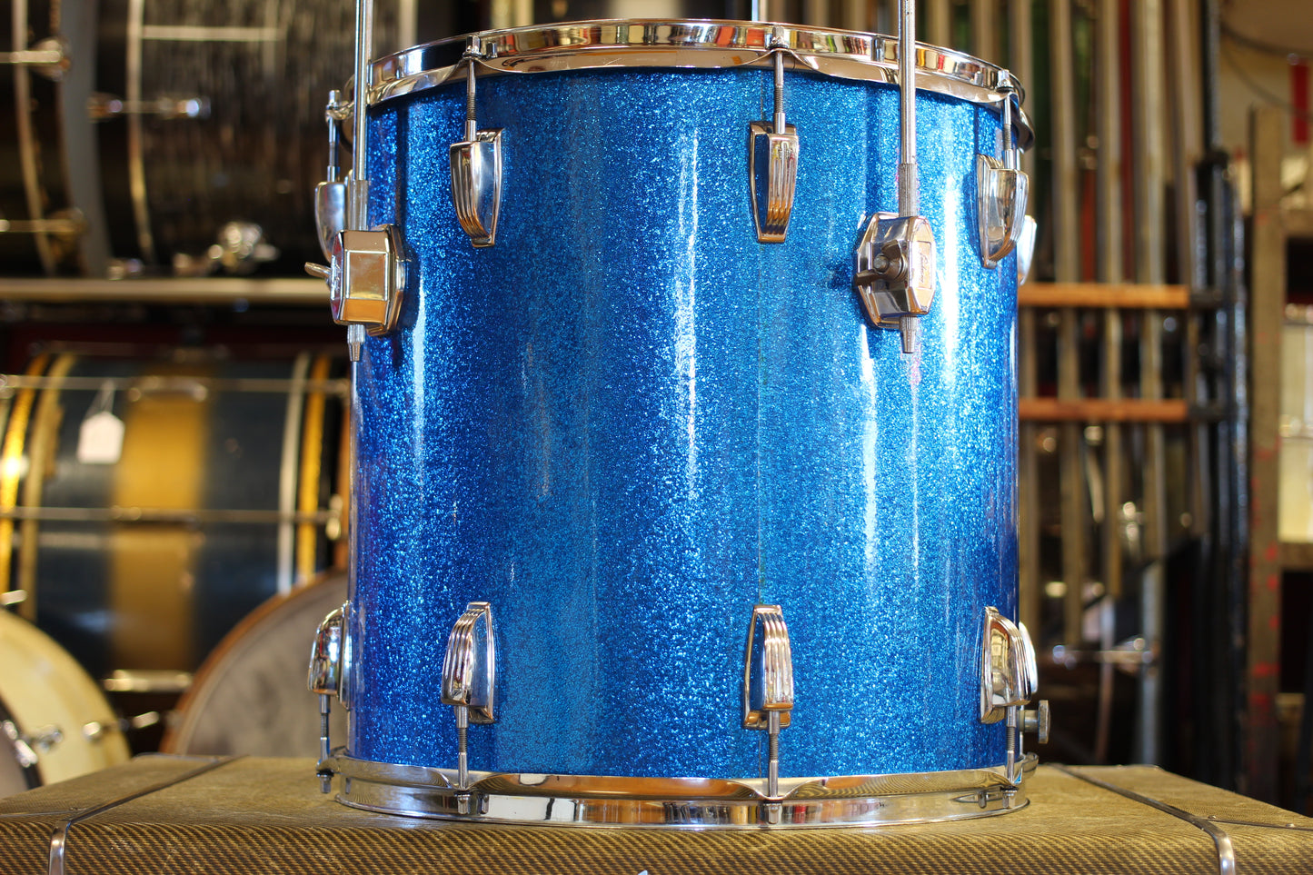 1970's Ludwig Super Classic in Blue Sparkle 14x22 16x16 9x13
