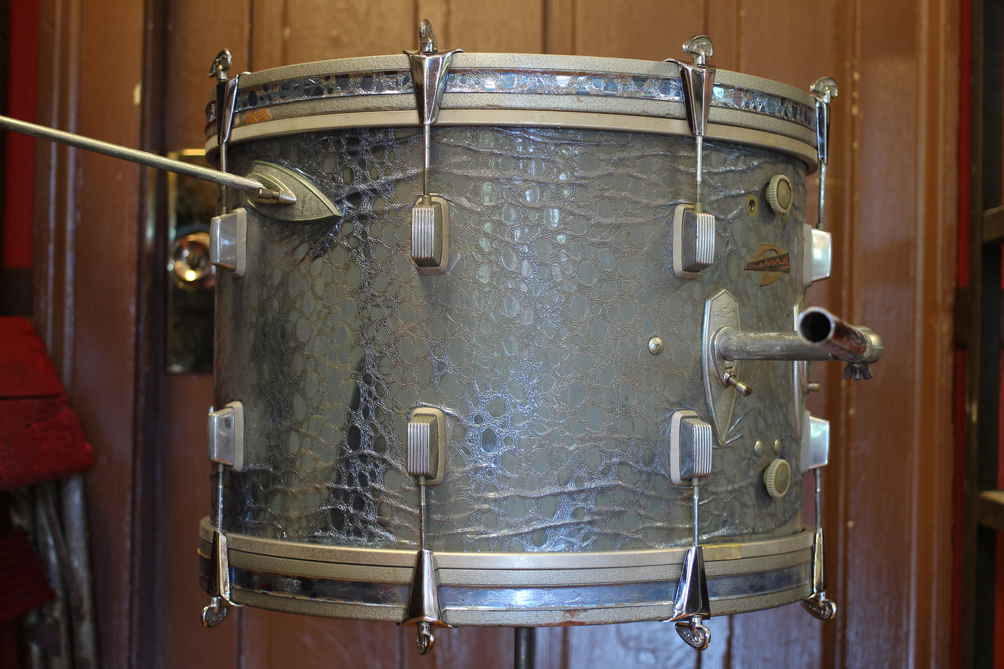1960's Trixon Luxus in Blue Croco 14x20 9x13 16x16 5x14