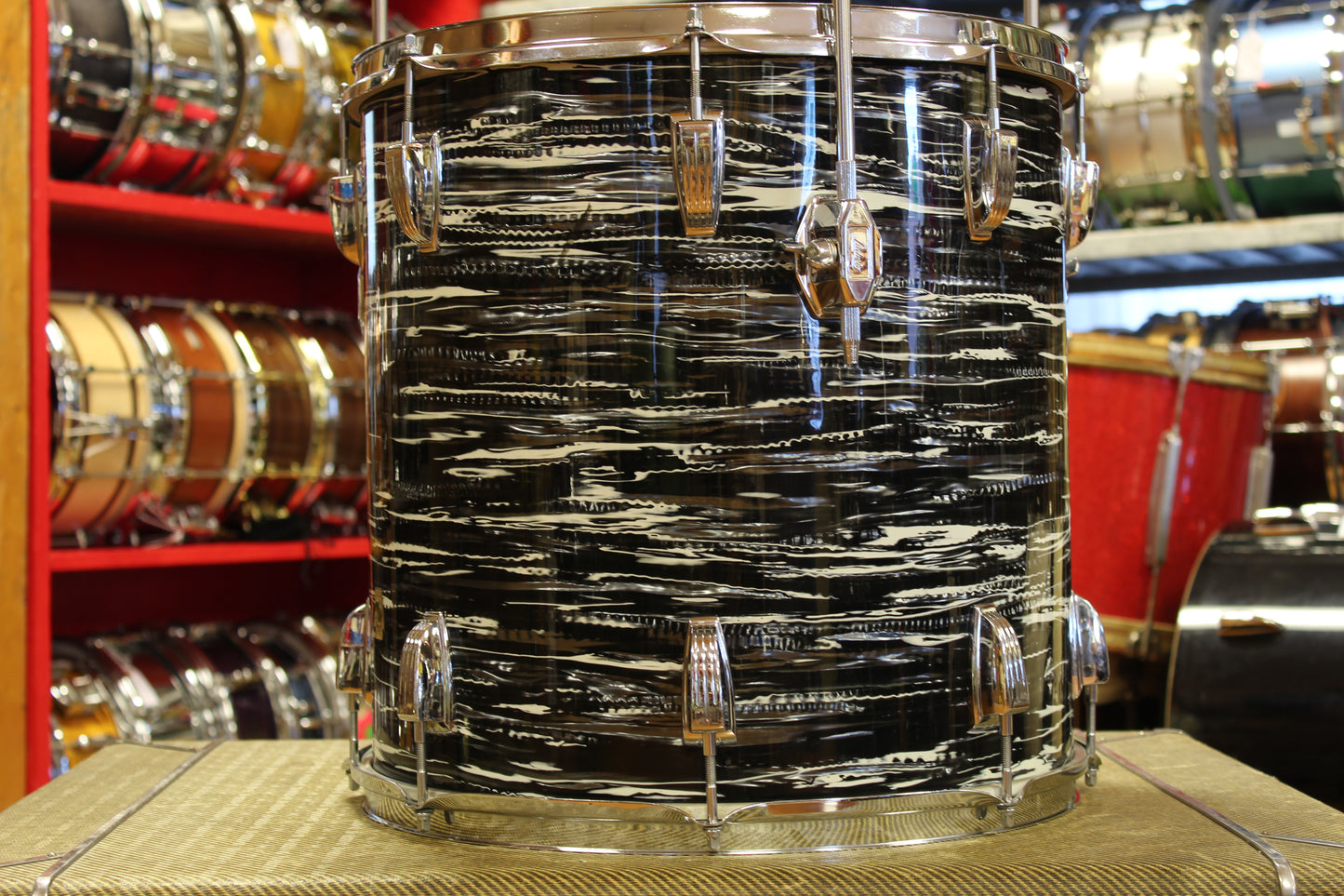 1969 Ludwig Super Classic in Oyster Black Pearl 14x22 16x16 9x13
