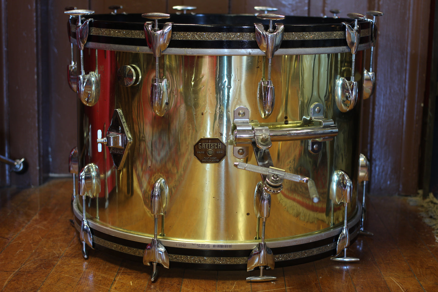 1970's Gretsch 'Name Band' in Brass Steel 14x22 16x16 9x13 5x14