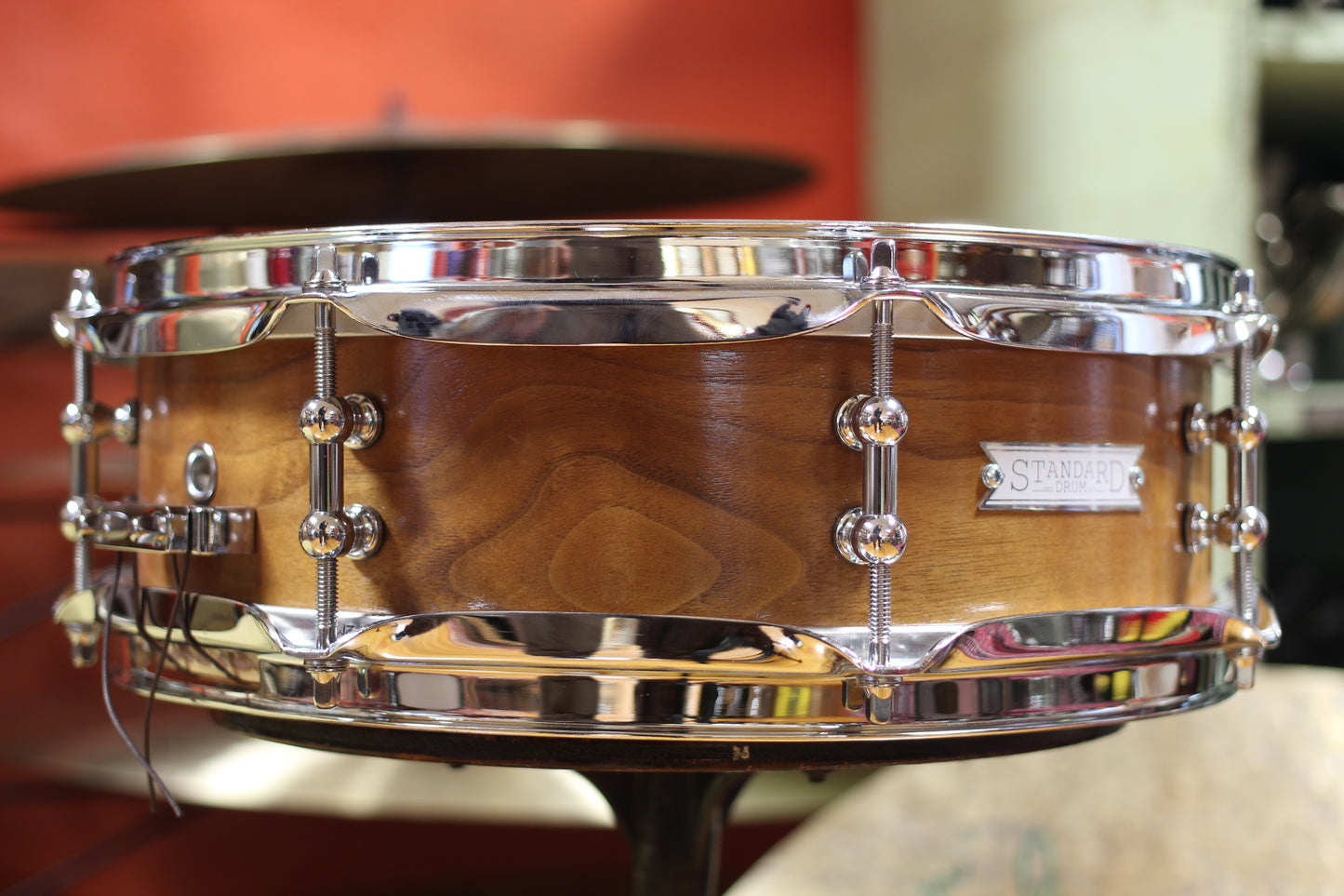 Standard Drum Company 4"x12" Snare Drum in Walnut Gloss