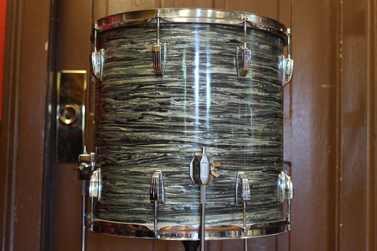 1960's Ludwig 'New Yorker' in Oyster Blue Pearl 12x22 16x16 9x13