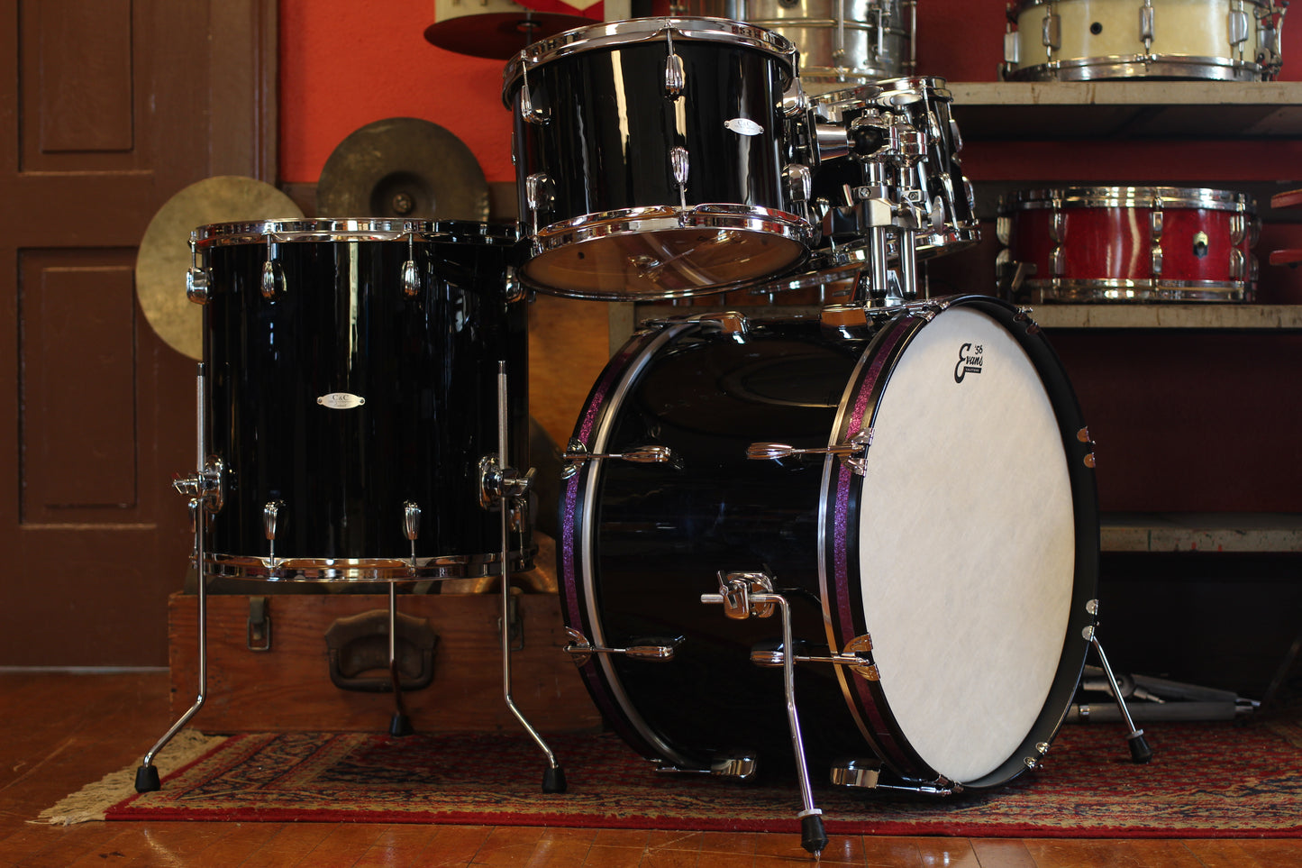 Used C&C 12th & Vine in Piano Black 14x22 16x16 9x13 8x12