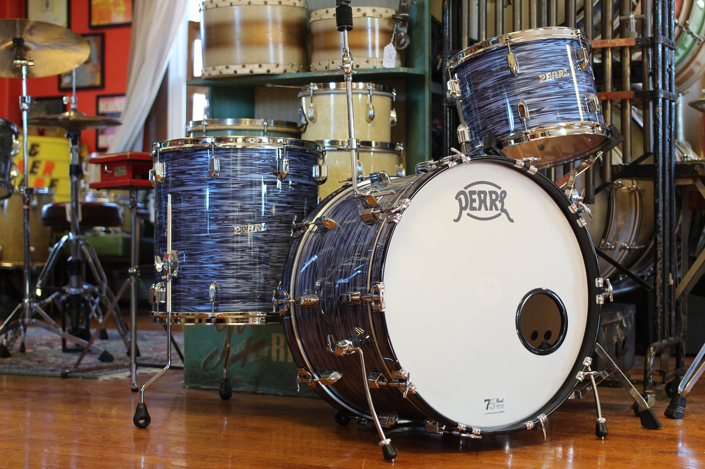 Pearl 75th Anniversary President Deluxe in Ocean Ripple 14x22 16x16 9x13
