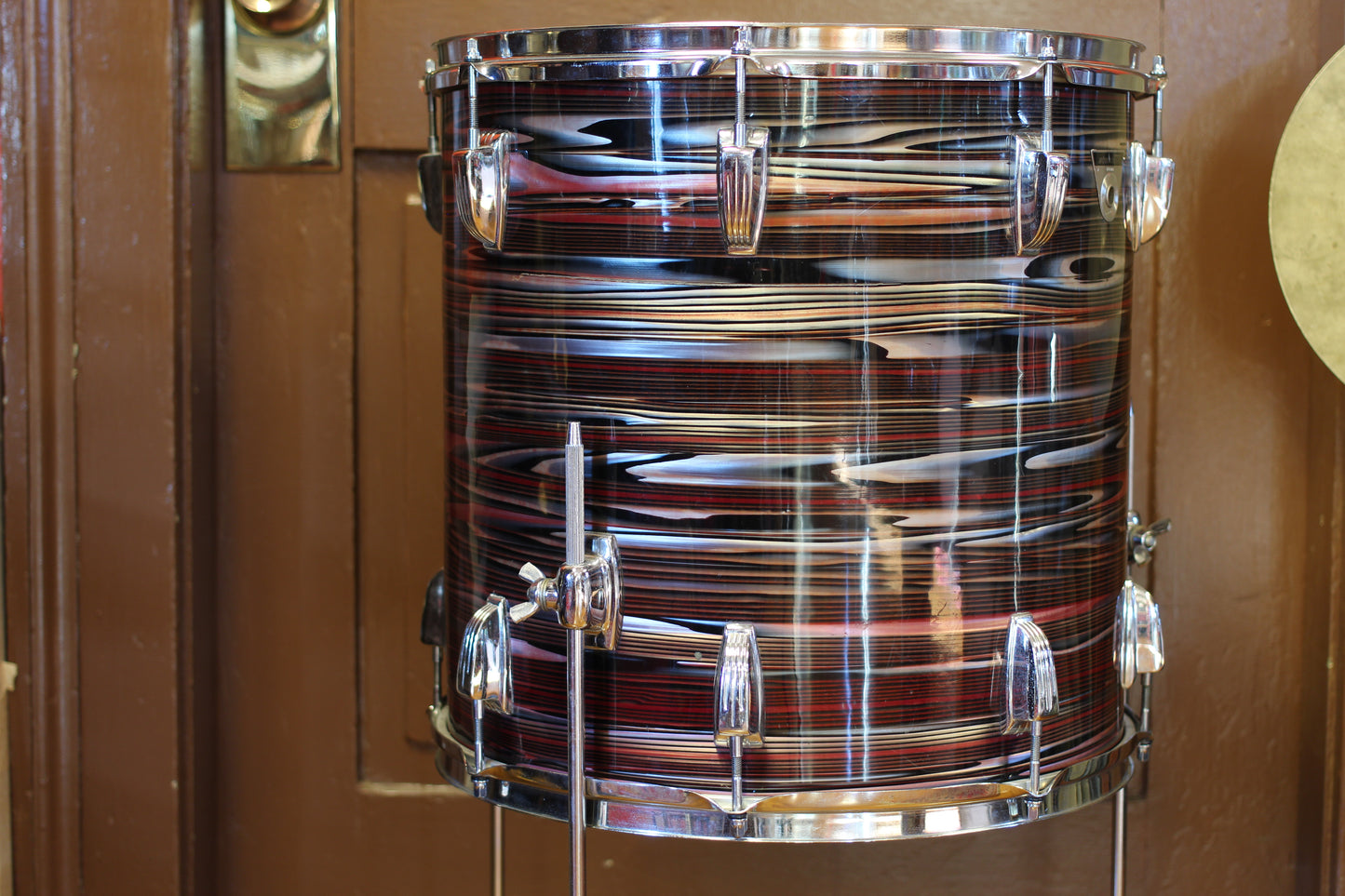 1970's Ludwig Standard 'S-330' in Ruby Strata 14x22 16x16 9x13 8x12