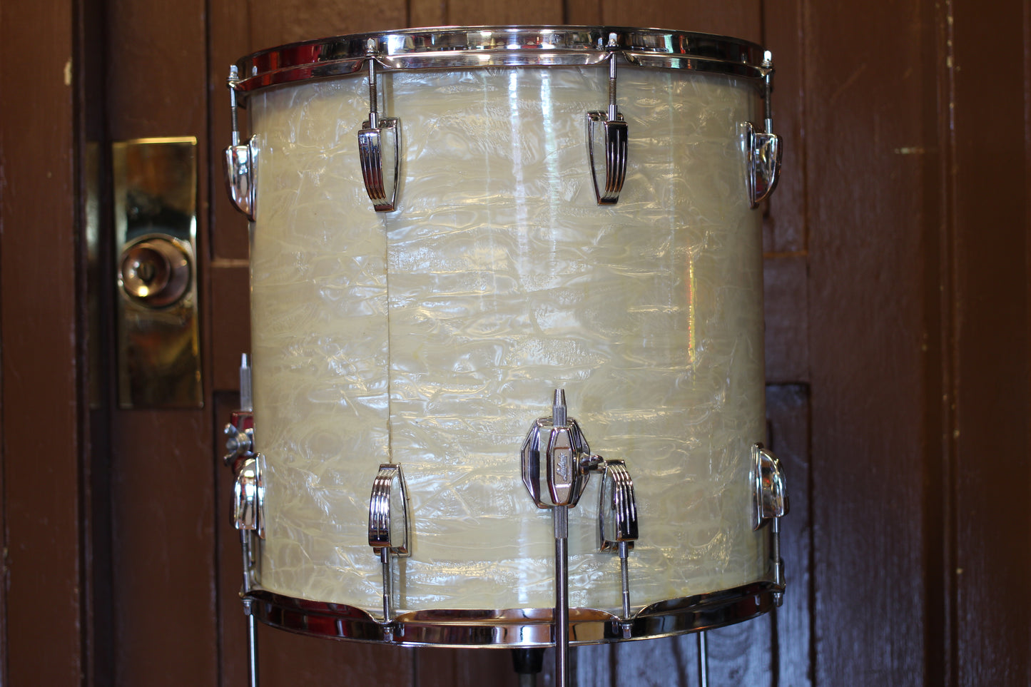 1950's WFL 'New Yorker' in White Marine Pearl 12x22 16x16 9x13