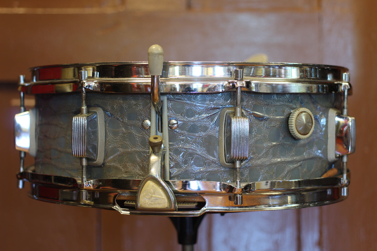 1960's Trixon Luxus in Blue Croco 14x20 9x13 16x16 5x14