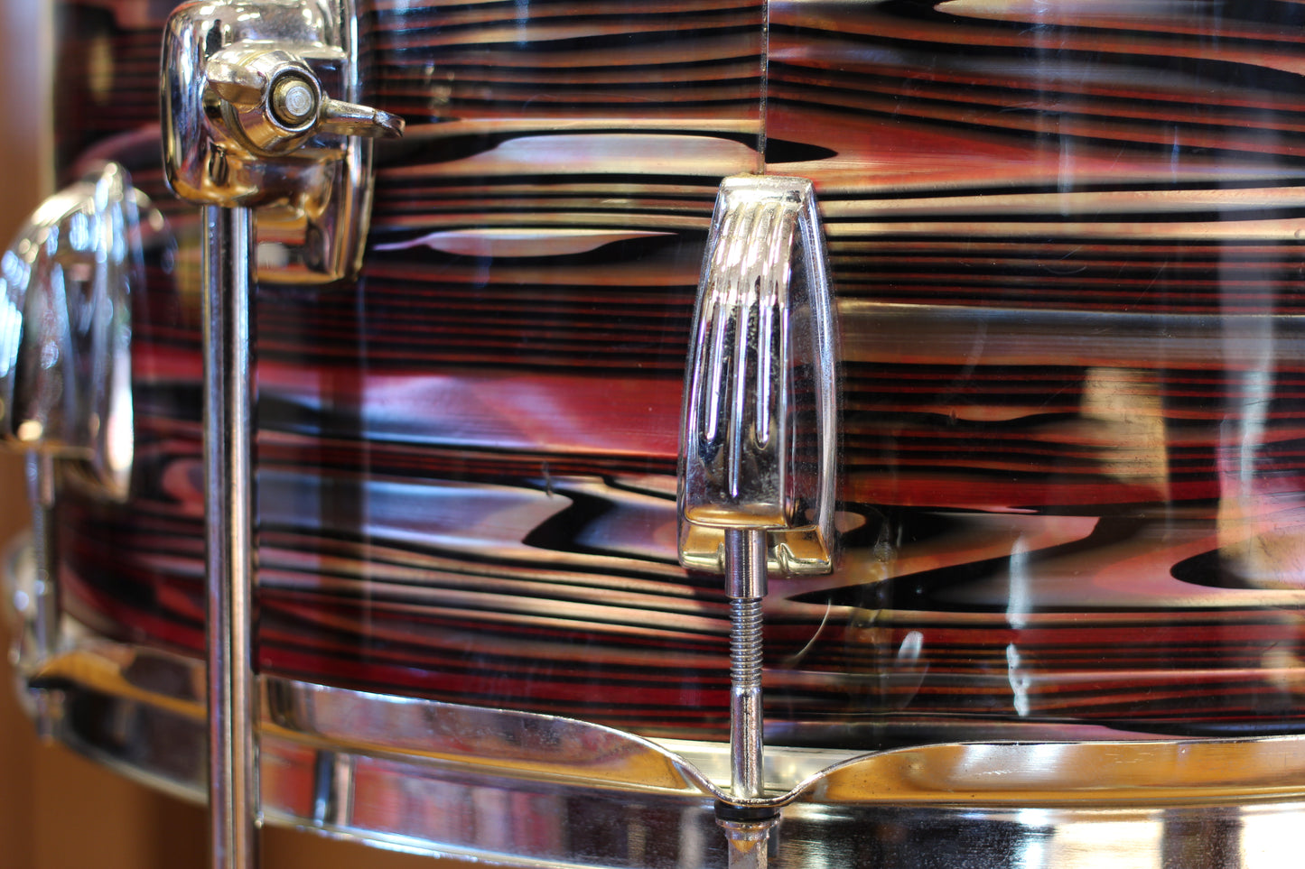 1970's Ludwig Standard 'S-330' in Ruby Strata 14x22 16x16 9x13 8x12