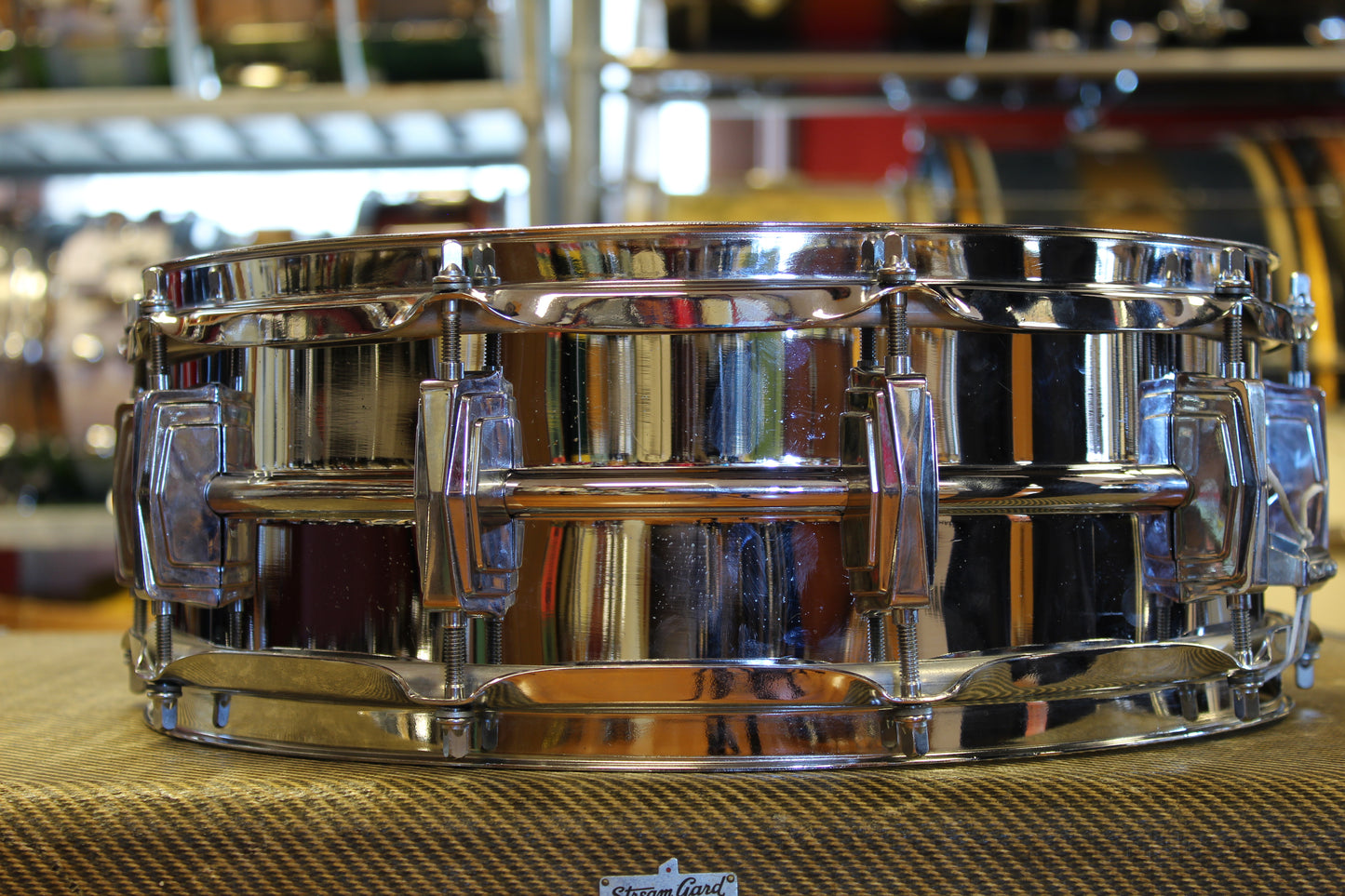 1980's Ludwig LM400 5"x14" Supraphonic Snare Drum Serial #3002870
