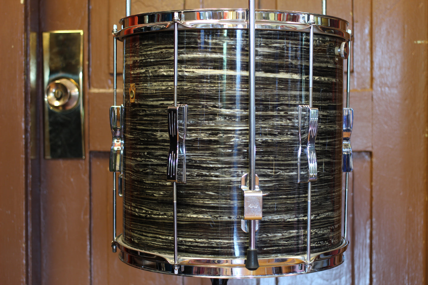 1968 Ludwig Club Date in Oyster Black Pearl 14x20 14x14 8x12