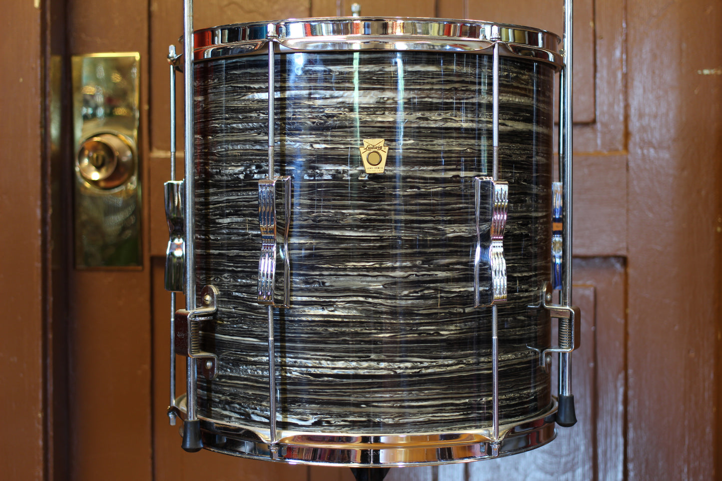 1968 Ludwig Club Date in Oyster Black Pearl 14x20 14x14 8x12